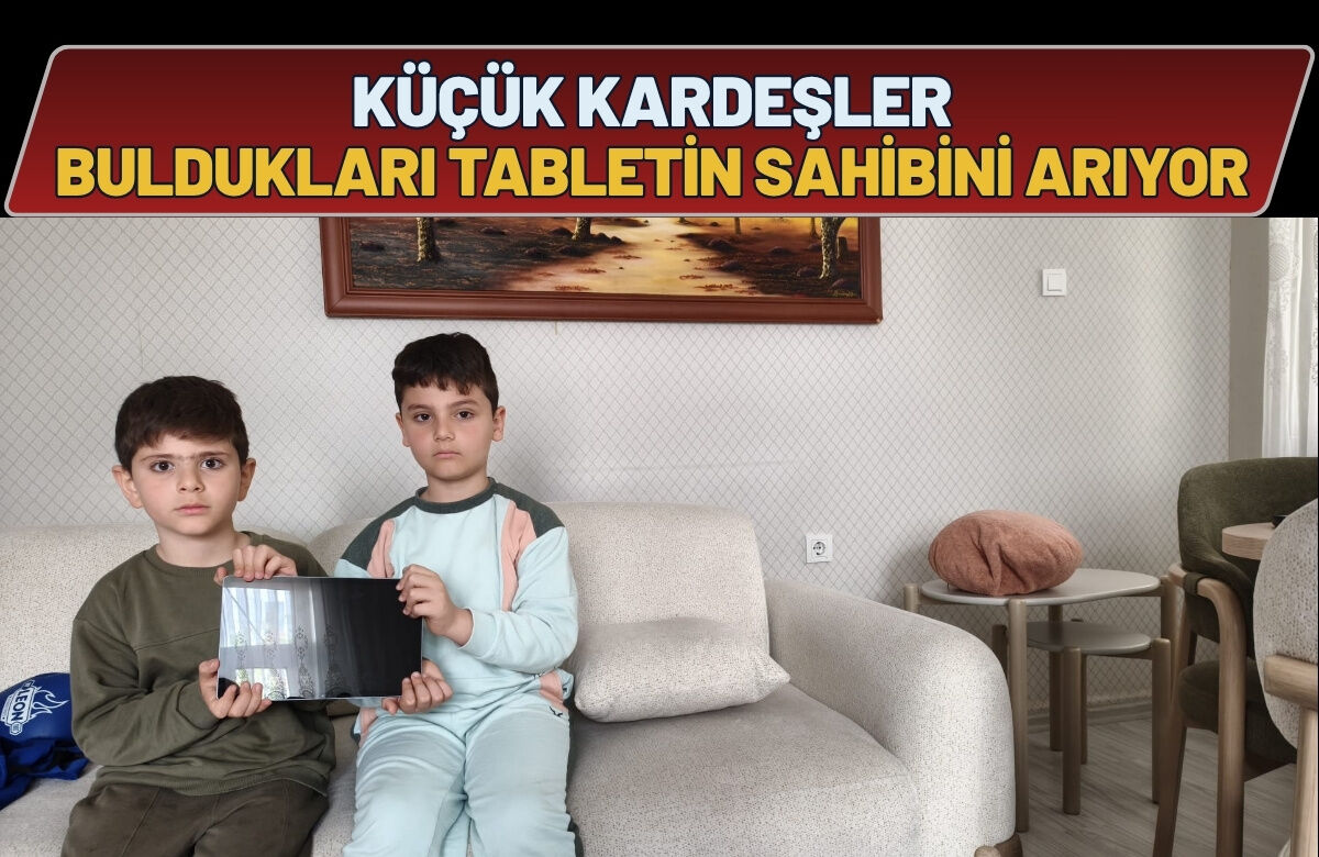 Küçük Kardeşler Buldukları Tabletin Sahibini Arıyor
