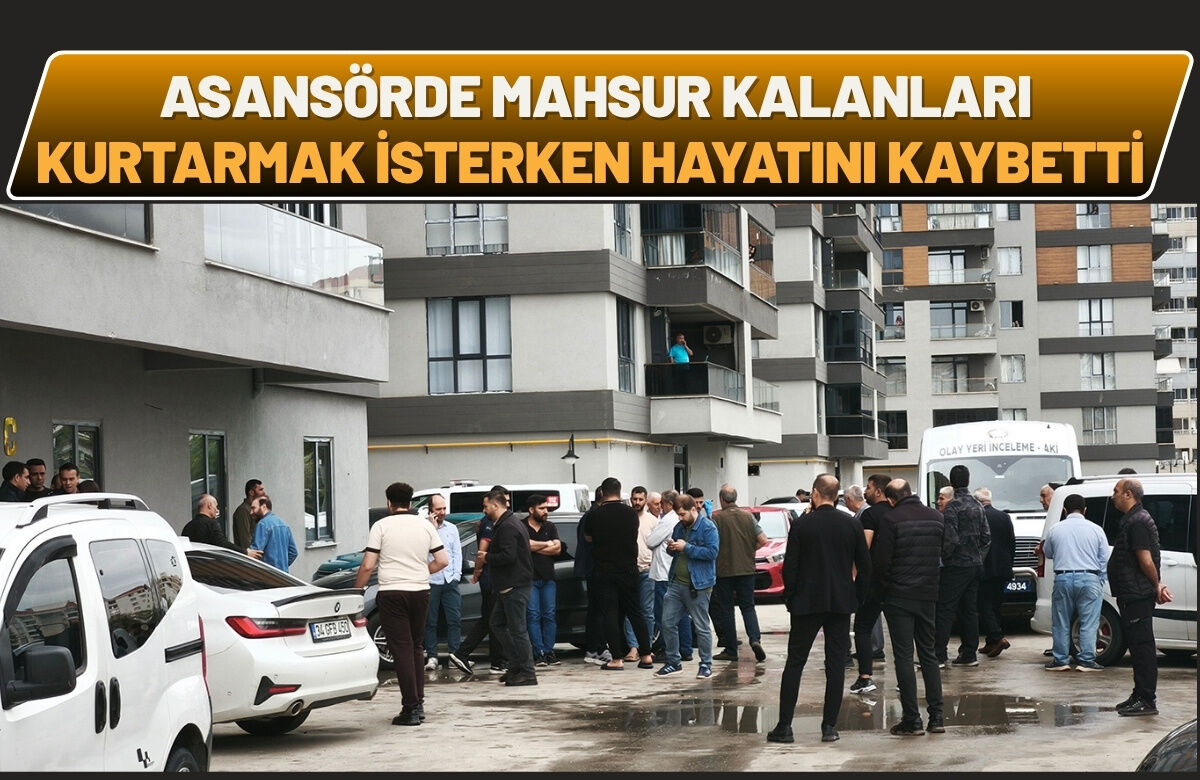 Asansörde Mahsur Kalanları Kurtarmak İsterken Hayatını Kaybetti