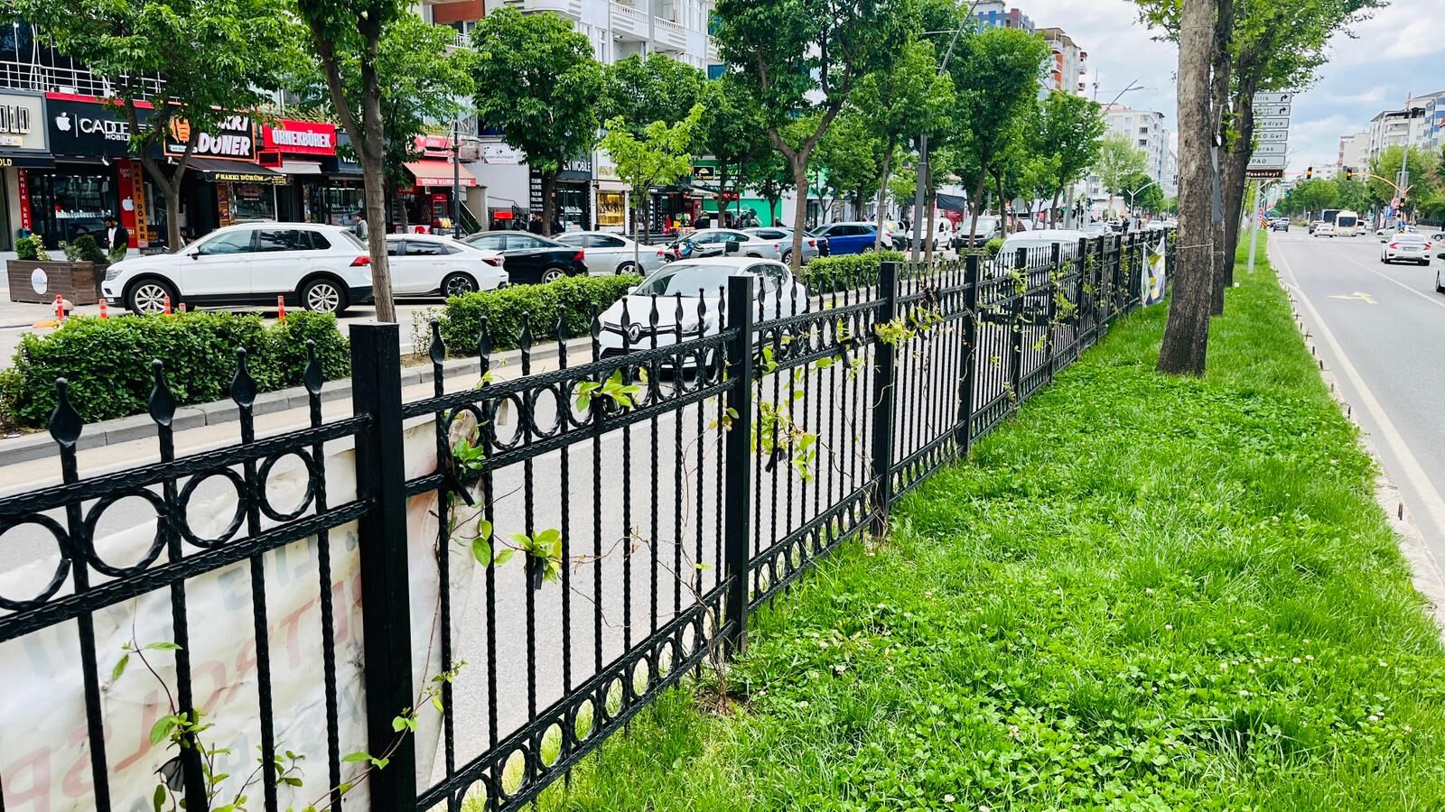 Batman’da Bulvarlar Yeşilleniyor Refüjlere Sarmaşık Ve Ağaç Dokunuşu (3)