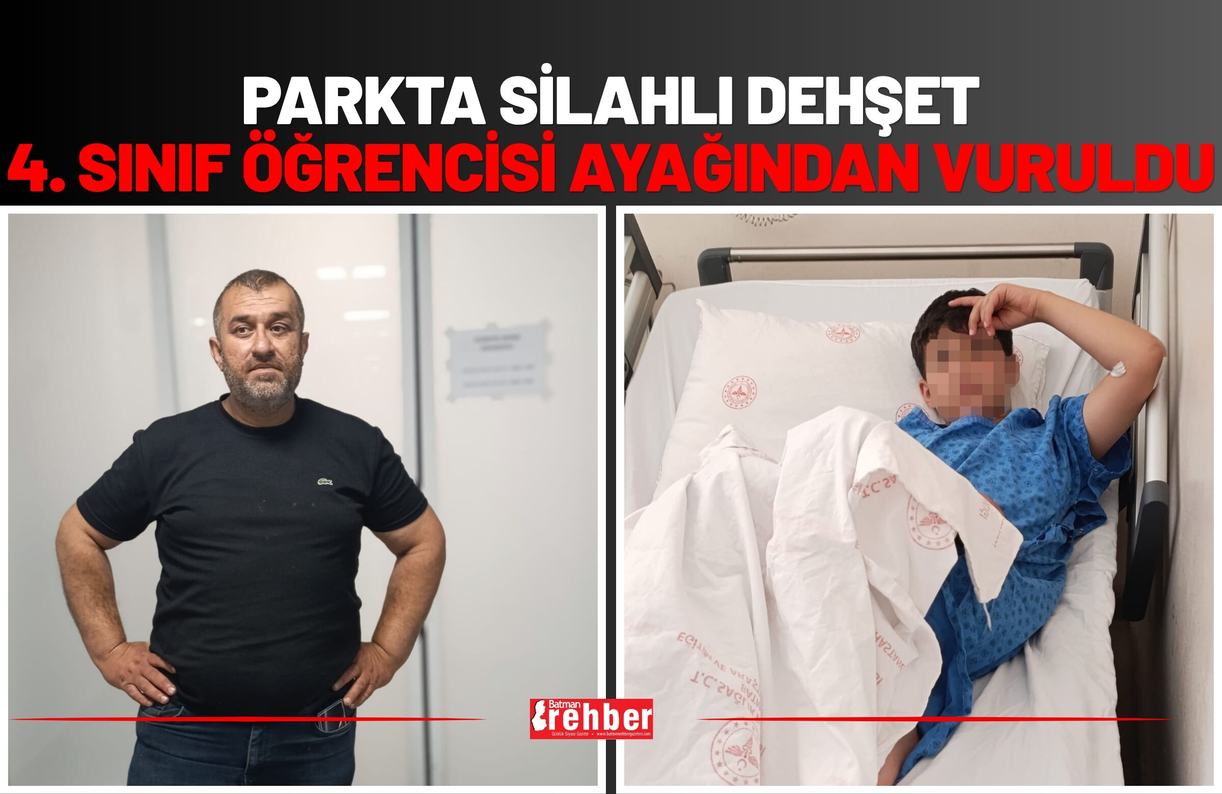 Parkta Silahlı Dehşet: 4. Sınıf Öğrencisi Ayağından Vuruldu