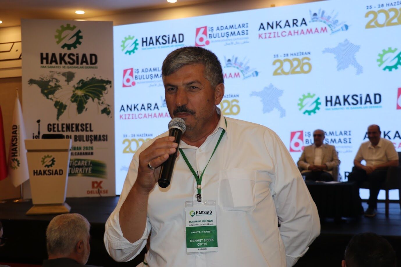 Batmanlı İşadamları Haksi̇ad Zirvesinde Buluştu (6)