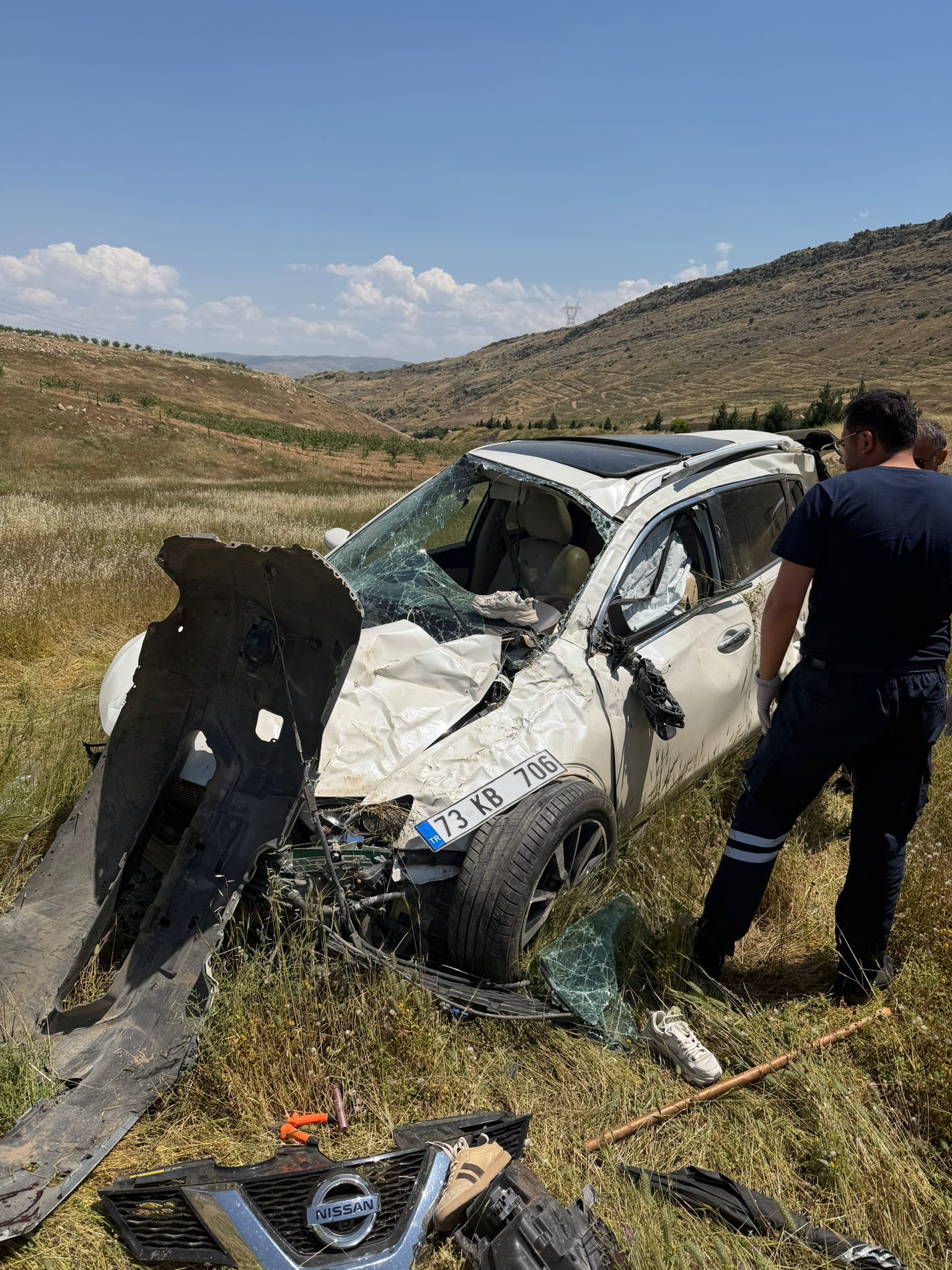 Hasankeyf Yolunda Trafik Kazası Yaralılar Var