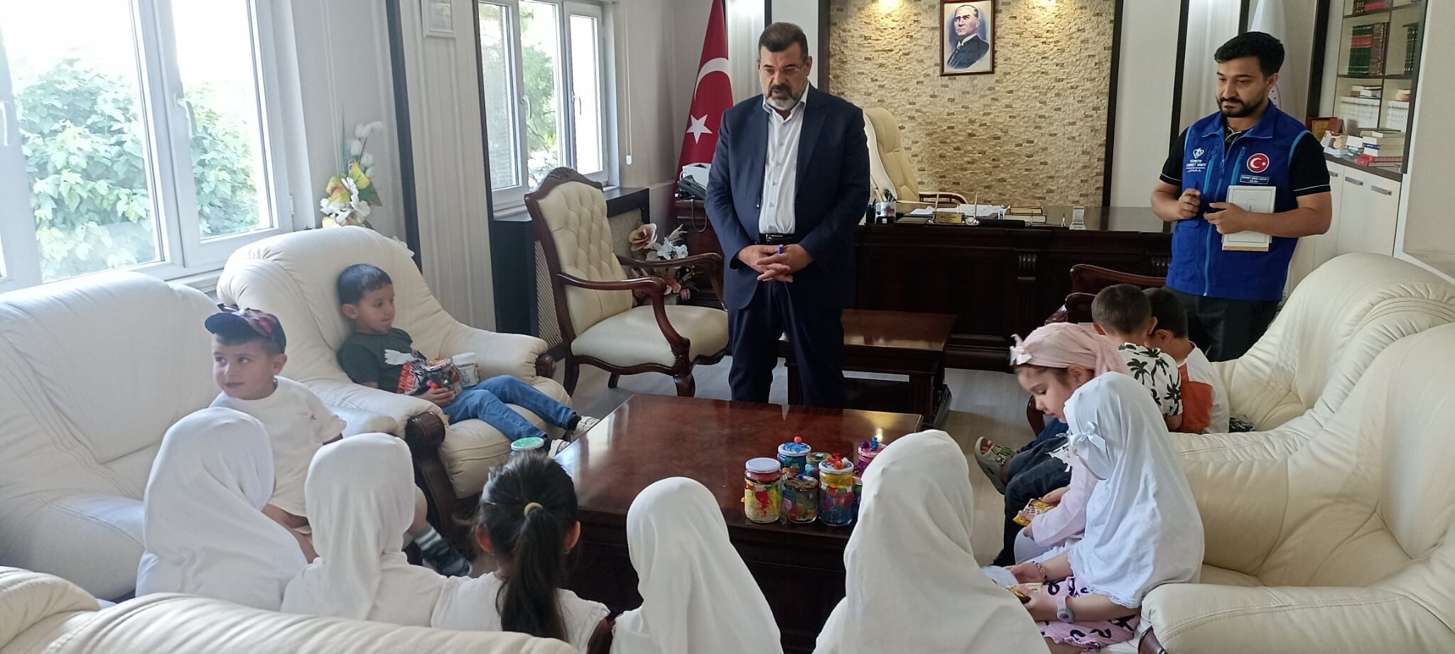 Kur'an Kursu Öğrencilerinden Gazze'ye Kumbaralı Bağış (1)