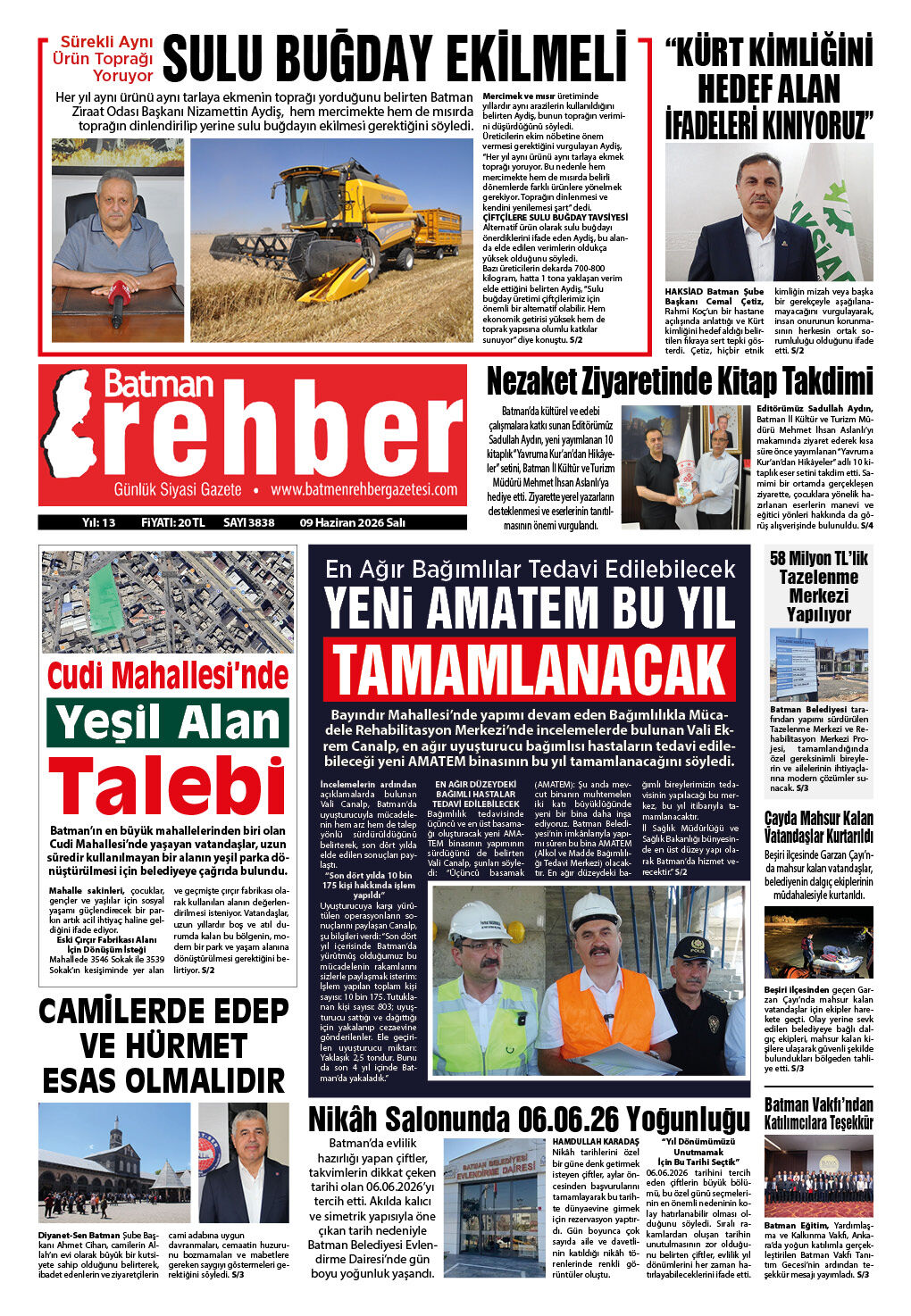 09.06.2026 Tarihli Manşetimiz