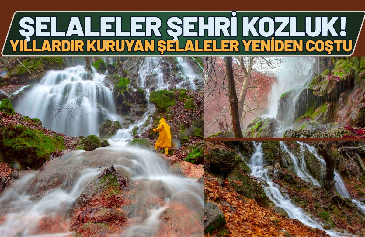 Şelaleler Şehri Kozluk! Yıllardır Kuruyan Şelaleler Yeniden Coştu