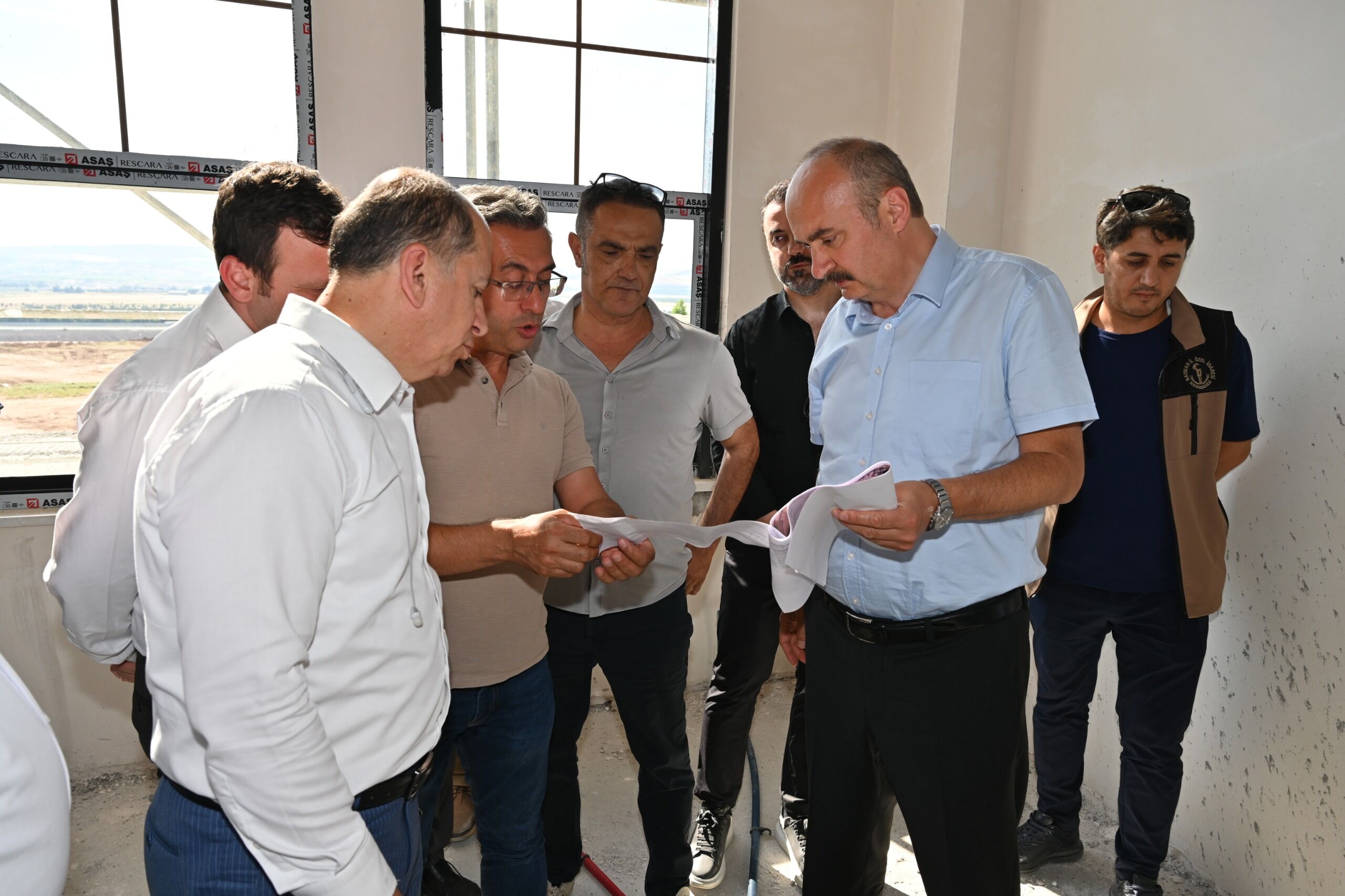 Vali Canalp Ve Beraberindeki Heyet Yeni Hükümet Konağı İnşaatını İnceledi (4)