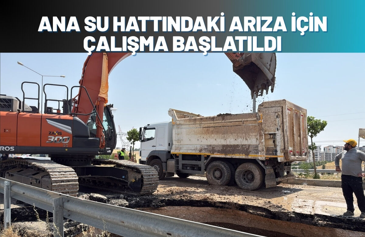 Batman’da Ana Su Hattındaki Arıza İçin Çalışma Başlatıldı