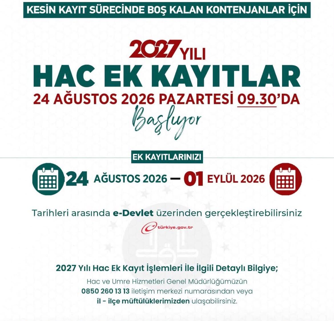 2027 Yılı Hac Ek Kayıtları Başlıyor İşte Başvuru Tarihleri Ve Detaylar (1)