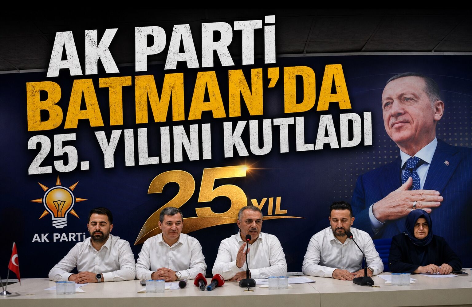 AK Parti Batman’da 25. Yılını Kutladı