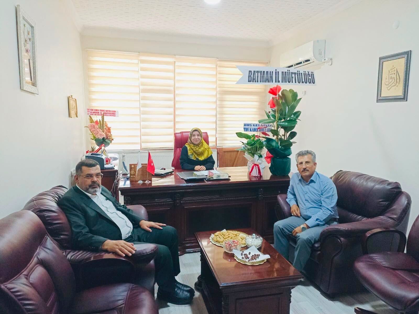 Batman İl Müftülüğünden Diyarbakır’a Atanan Özdemir’e Hayırlı Olsun Ziyareti (2)