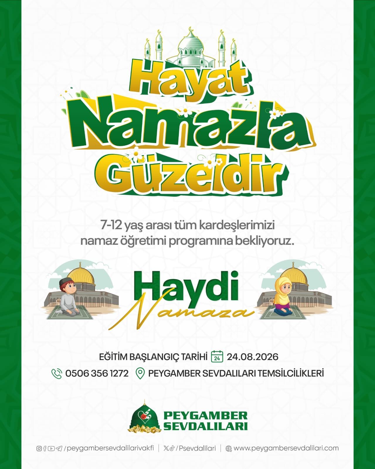 Batman’da 15 Günlük “Hayat Namazla Güzeldir” Programı Başlıyor-1