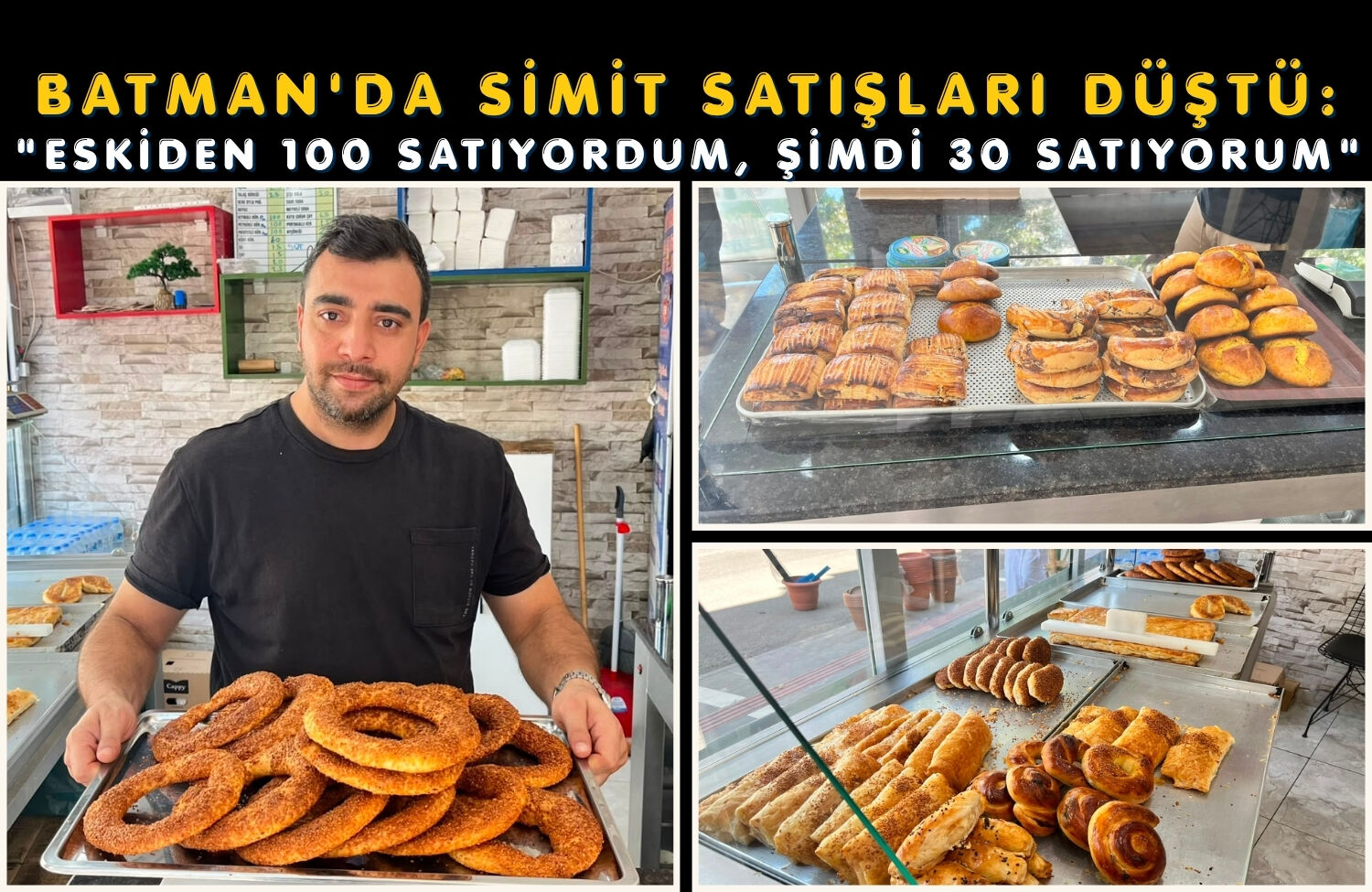 Batman'da Simit Satışları Düştü: "Eskiden 100 Satıyordum, Şimdi 30 Satıyorum"