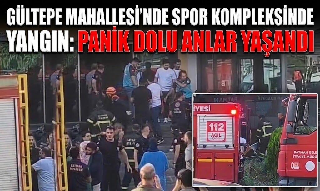 Gültepe Mahallesi’nde Spor Kompleksinde Yangın: Panik Dolu Anlar Yaşandı