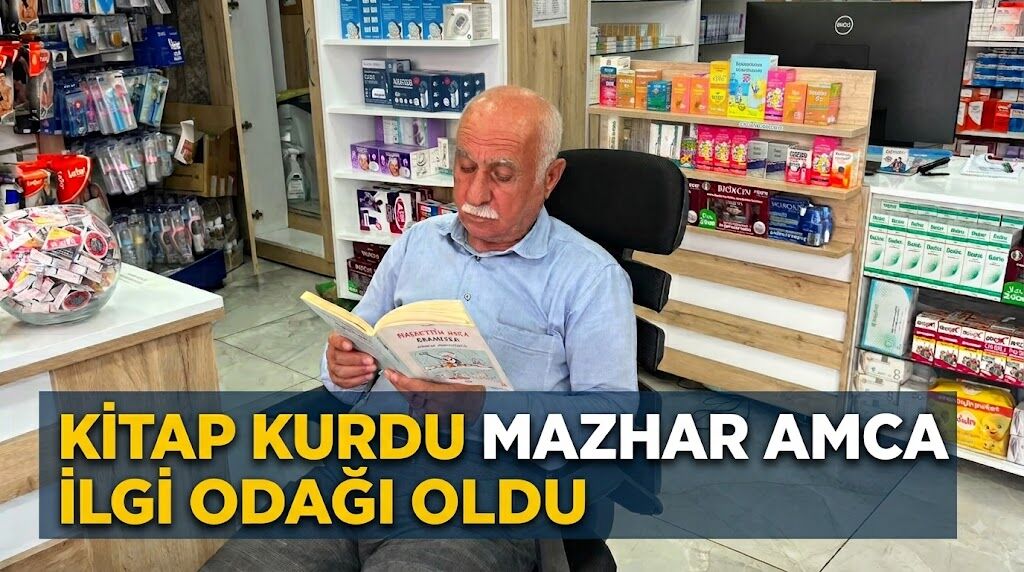 Kitap Kurdu Mazhar Amca İlgi Odağı Oldu