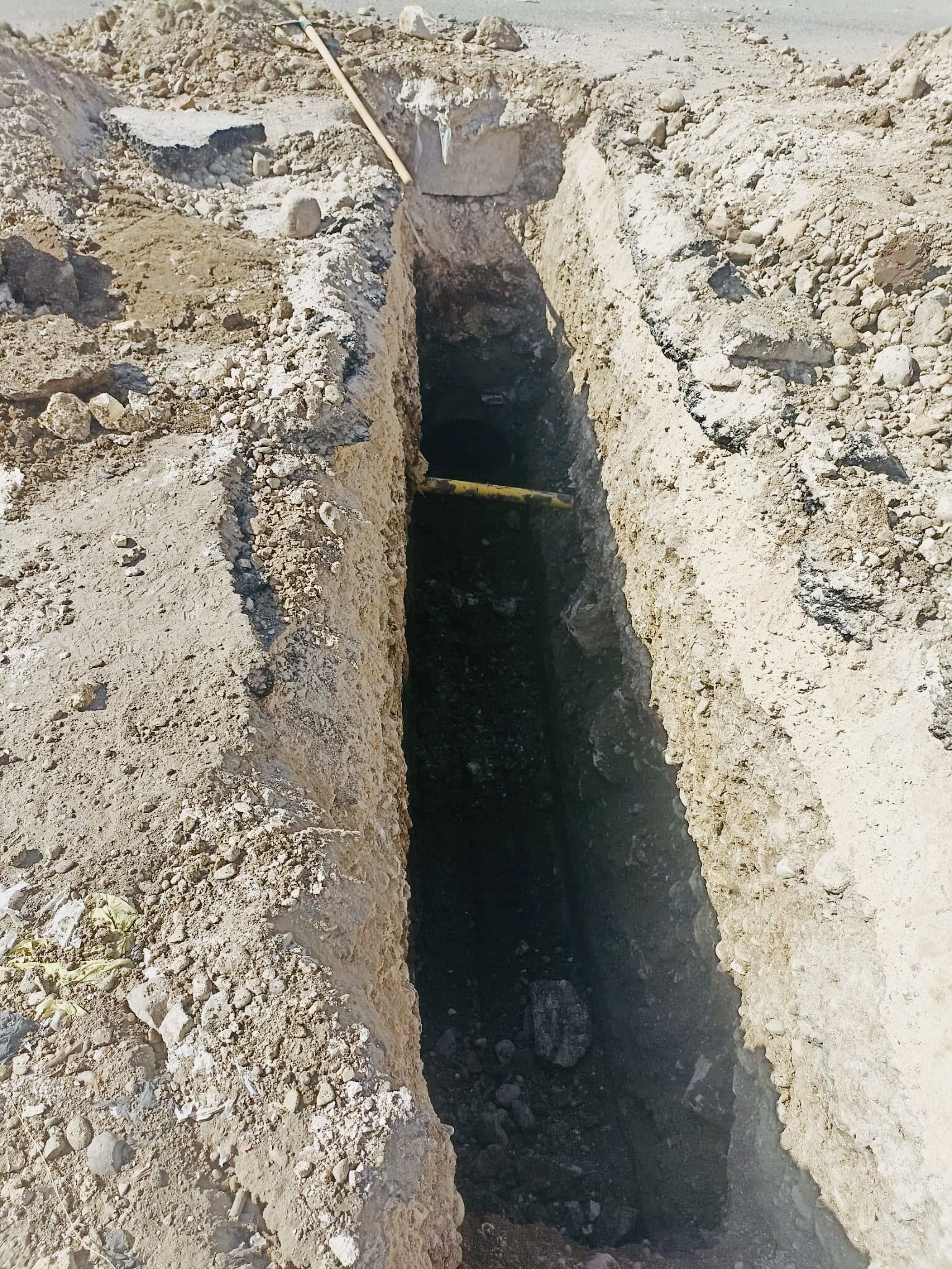 Korik Mahallesi’nde Yeni Yola 250 Metrelik Kanalizasyon Hattı (2)
