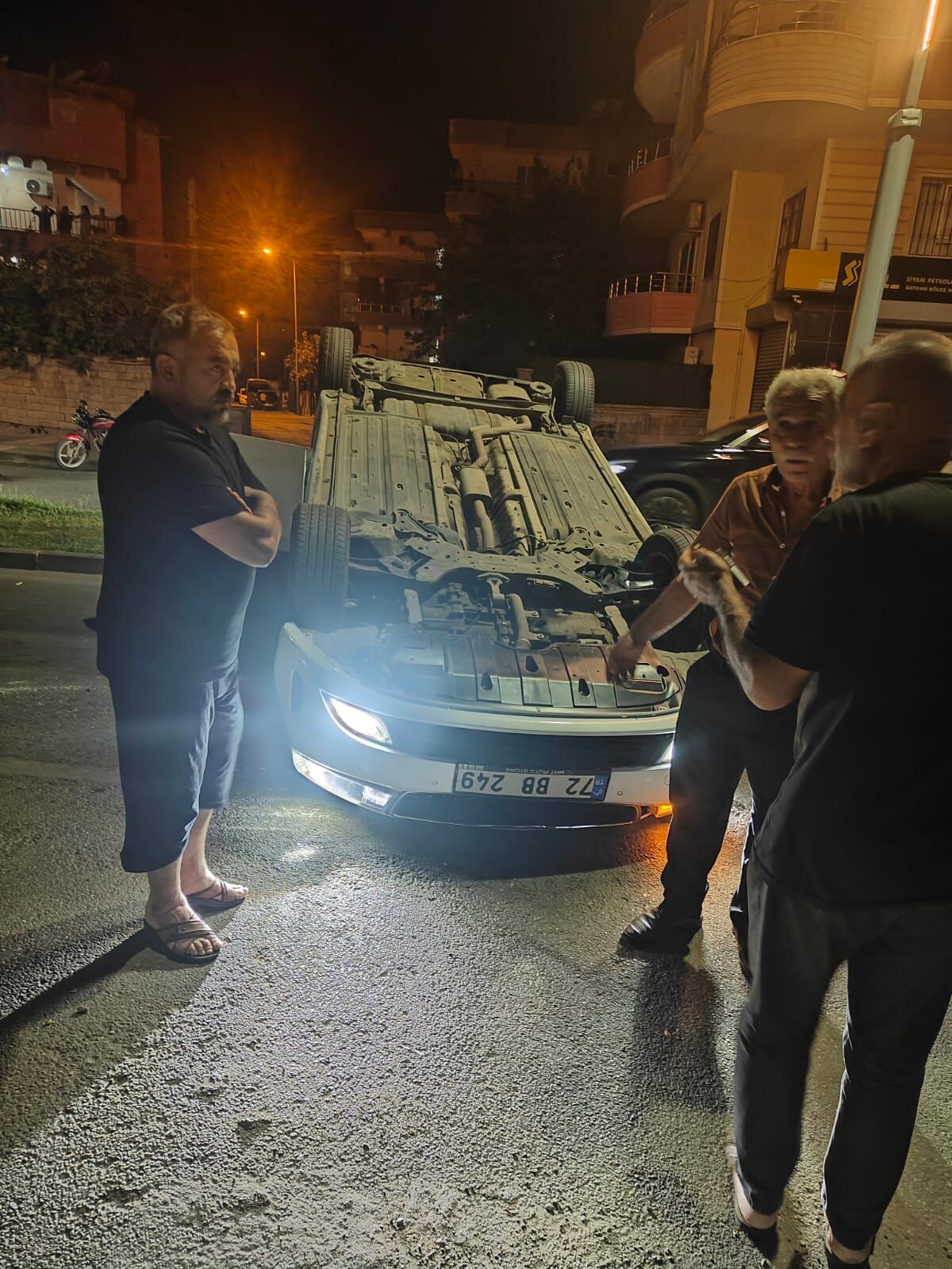 Şafak Mahallesi’nde Trafik Kazası 1 Yaralı (1)