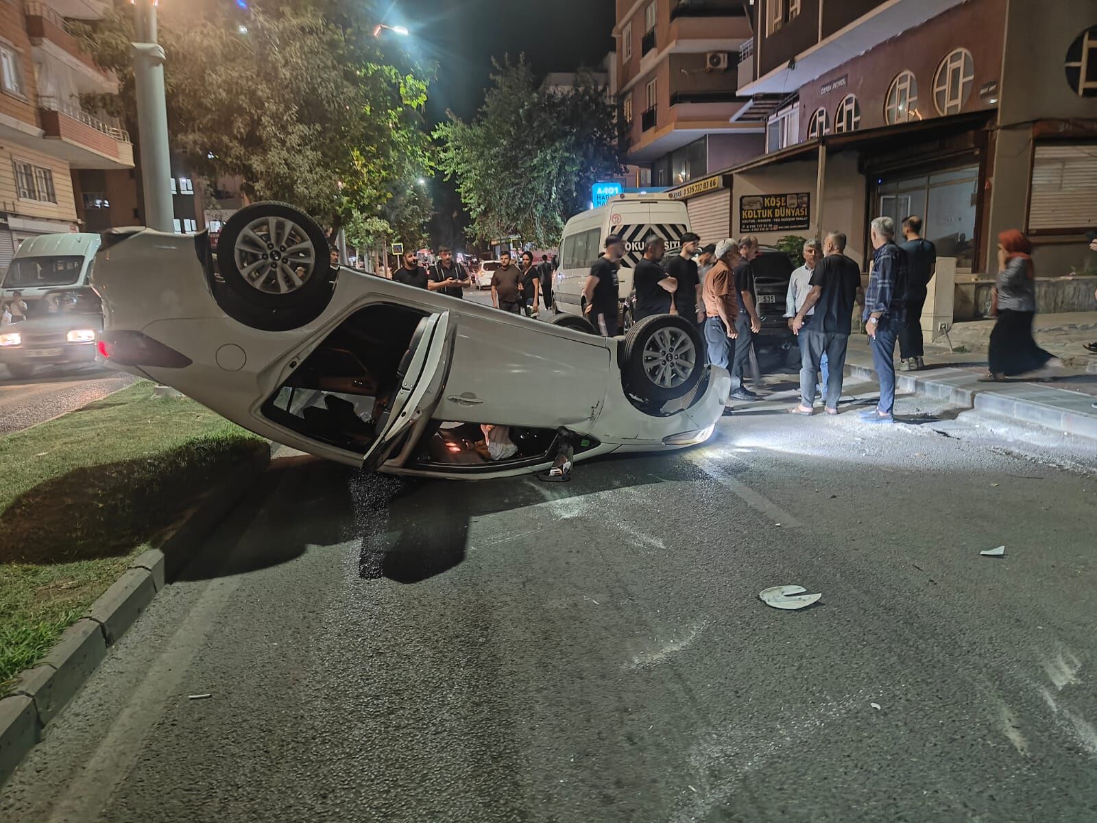 Şafak Mahallesi’nde Trafik Kazası 1 Yaralı (2)
