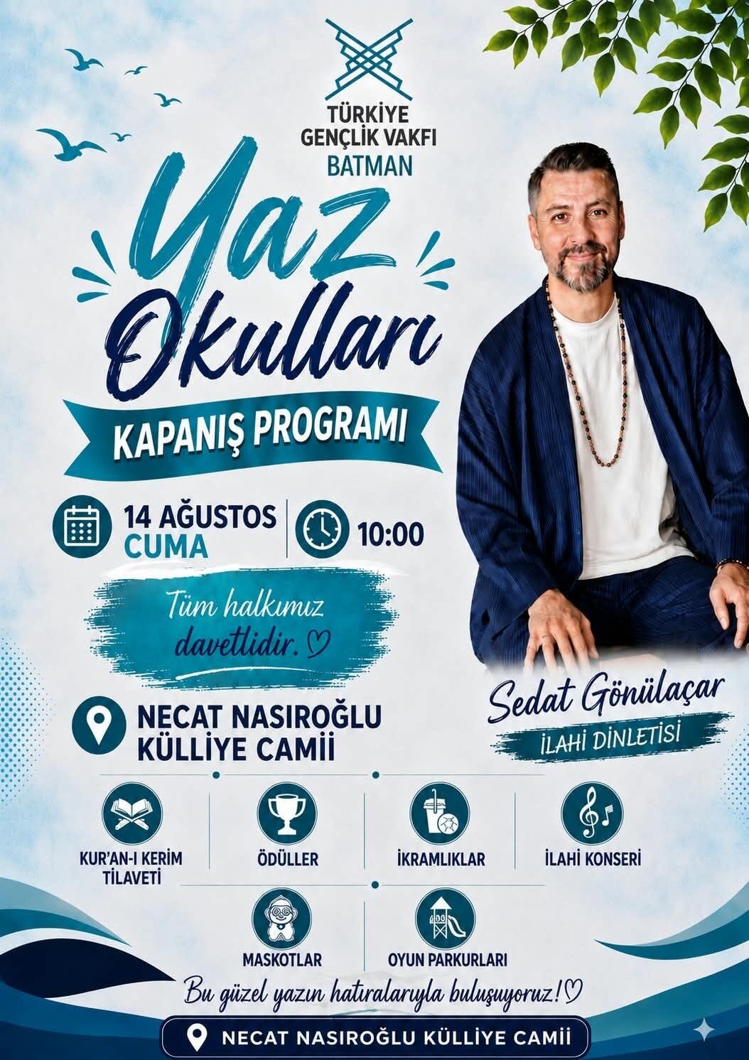 Tügva Batman’dan Külliyede Yaz Okulları Kapanış Programı