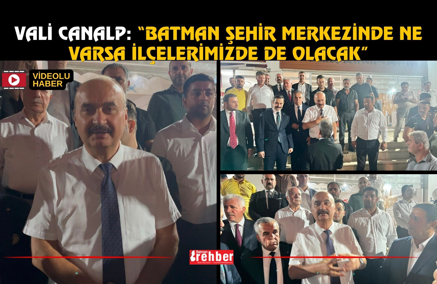 Vali Canalp: “Batman Şehir Merkezinde Ne Varsa İlçelerimizde de Olacak”
