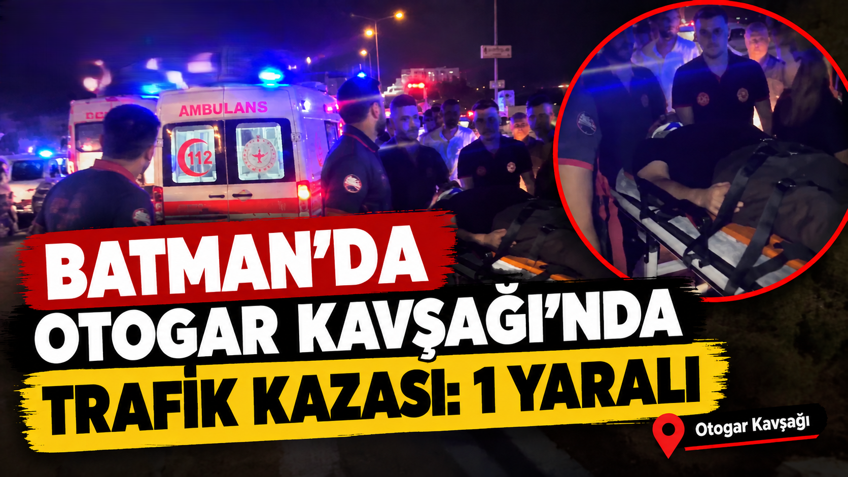 Batman’da Otogar Kavşağı’nda Trafik Kazası: 1 Yaralı