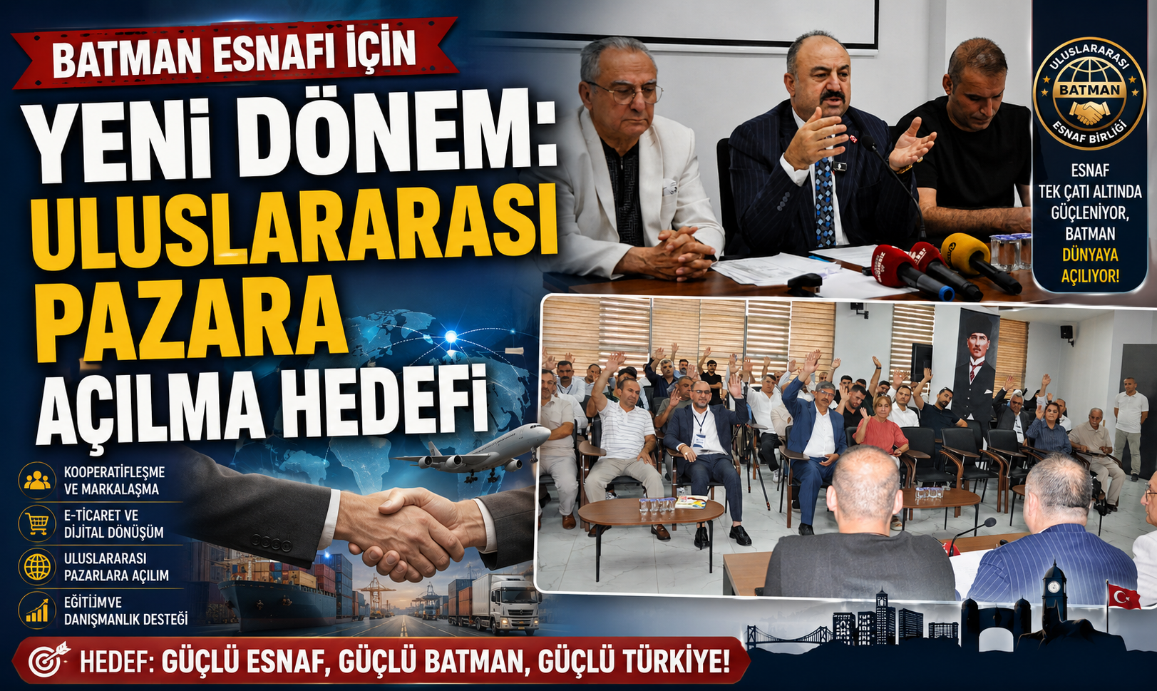 Batman Esnafı İçin Yeni Dönem: Uluslararası Pazara Açılma Hedefi