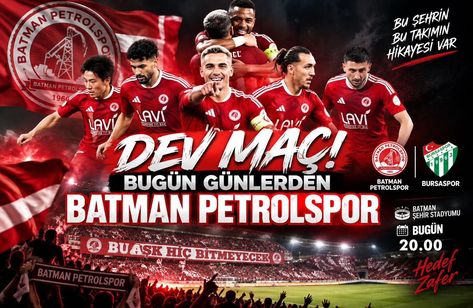 Dev Maç! Bugün Günlerden Batman Petrolspor