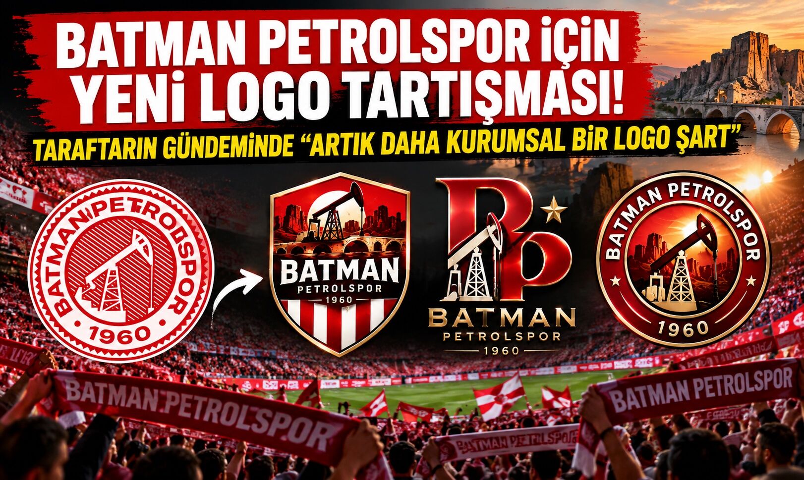 Batman Petrolspor İçin Yeni Logo Tartışması! Taraftarın Gündeminde “Artık Daha Kurumsal Bir Logo Şart”