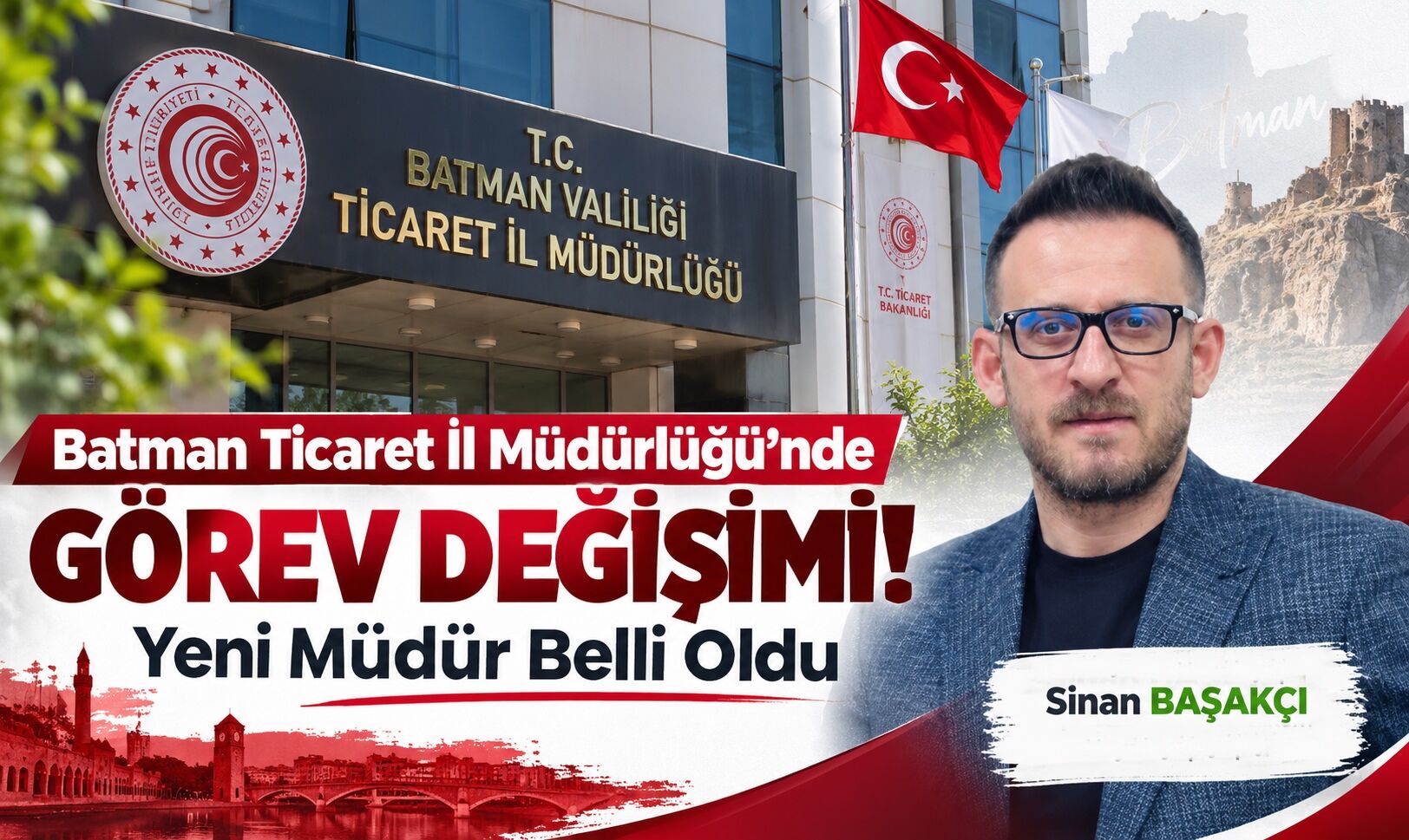 Batman Ticaret İl Müdürlüğü’nde Görev Değişimi! Yeni Müdür Belli Oldu