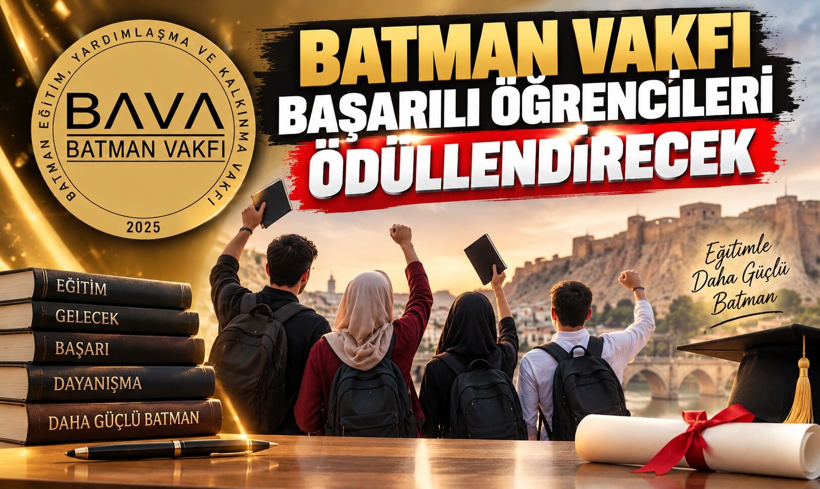 Batman Vakfı Başarılı Öğrencileri Ödüllendirecek