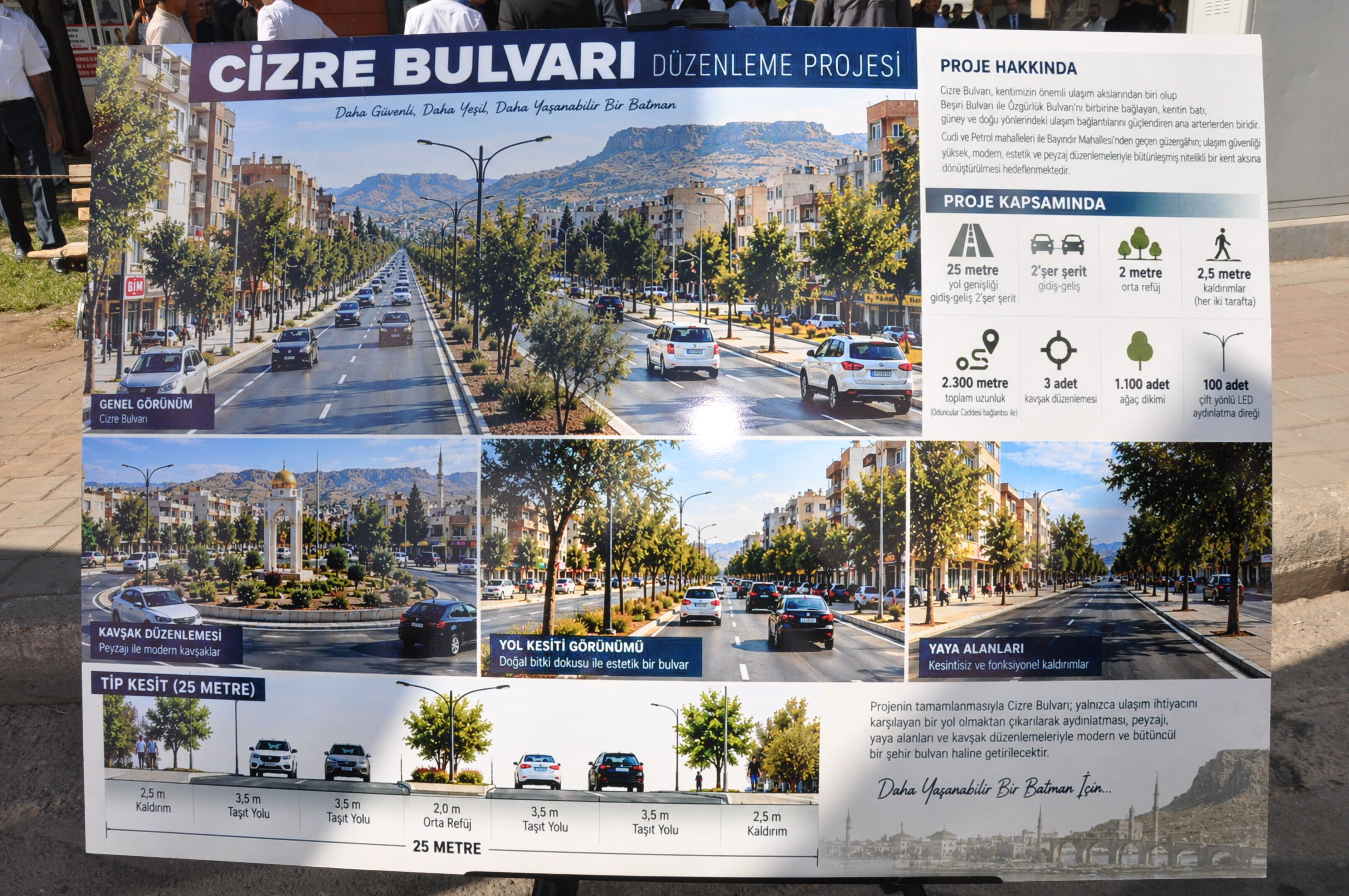 Cizre Bulvarı’nda Dönüşüm Yol Çift Şeritli Hale Getirilecek (1)