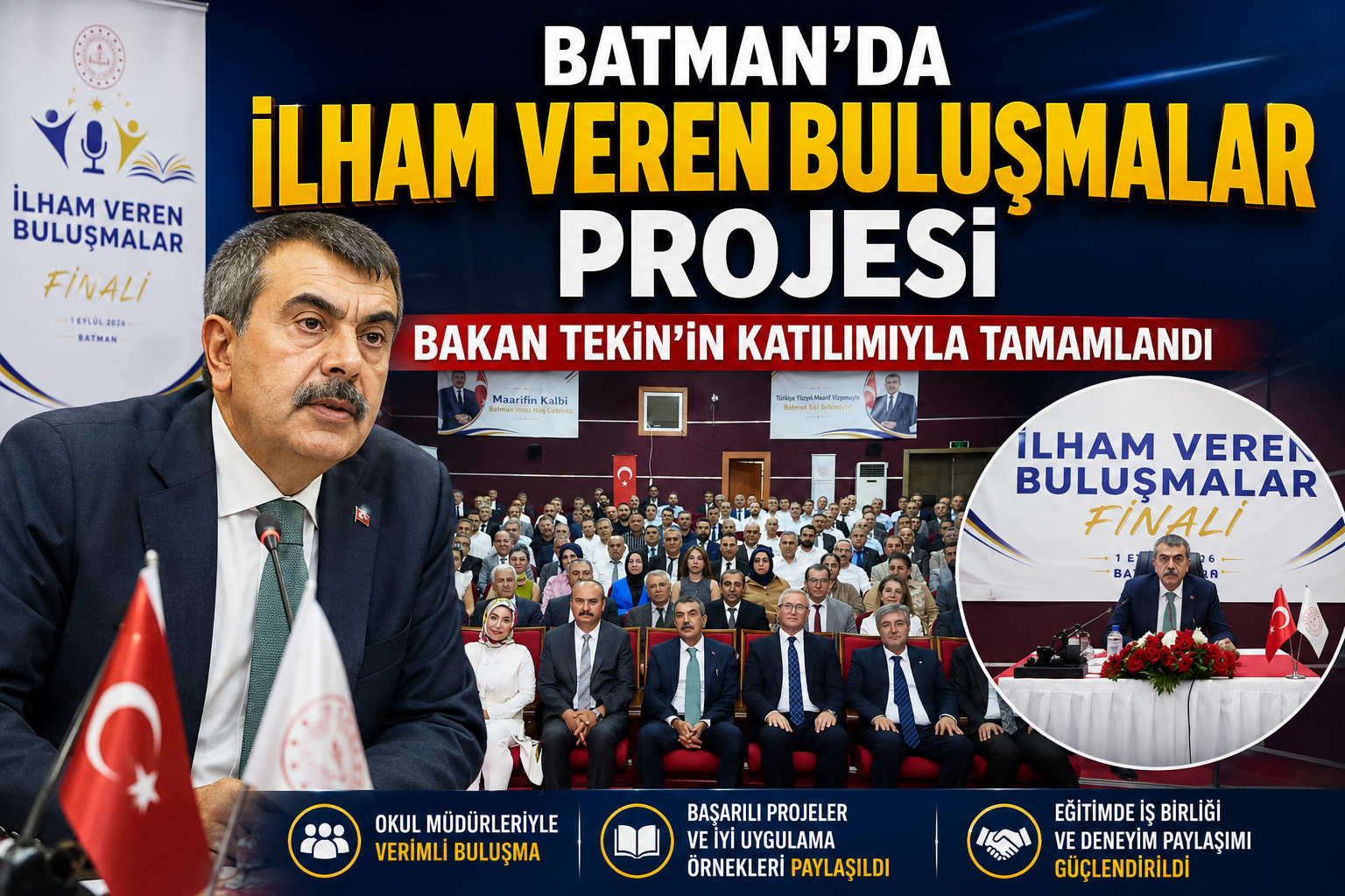 Batman’da “İlham Veren Buluşmalar” Projesi Bakan Tekin’in Katılımıyla Tamamlandı
