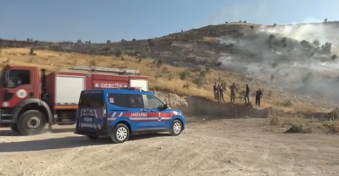 Gercüş’te Korkutan Orman Yangını! (4)