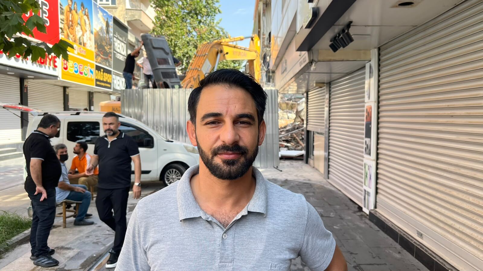 Gülistan Caddesi Esnafı Gündüz Yapılan Yıkıma Tepkili (1)