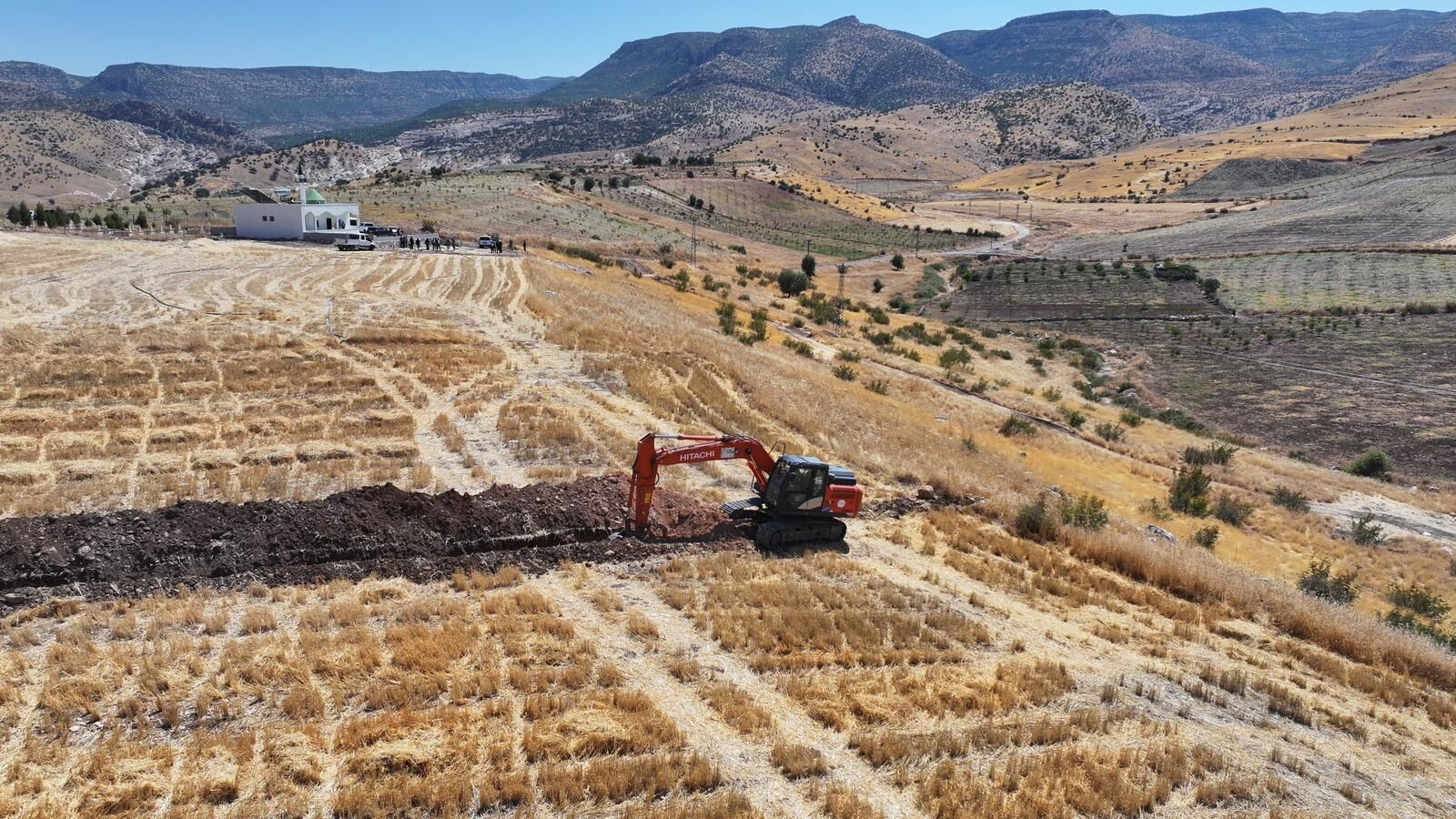Hasankeyf’te Köylerin Altyapı Çalışmaları Yerinde İncelendi (2)