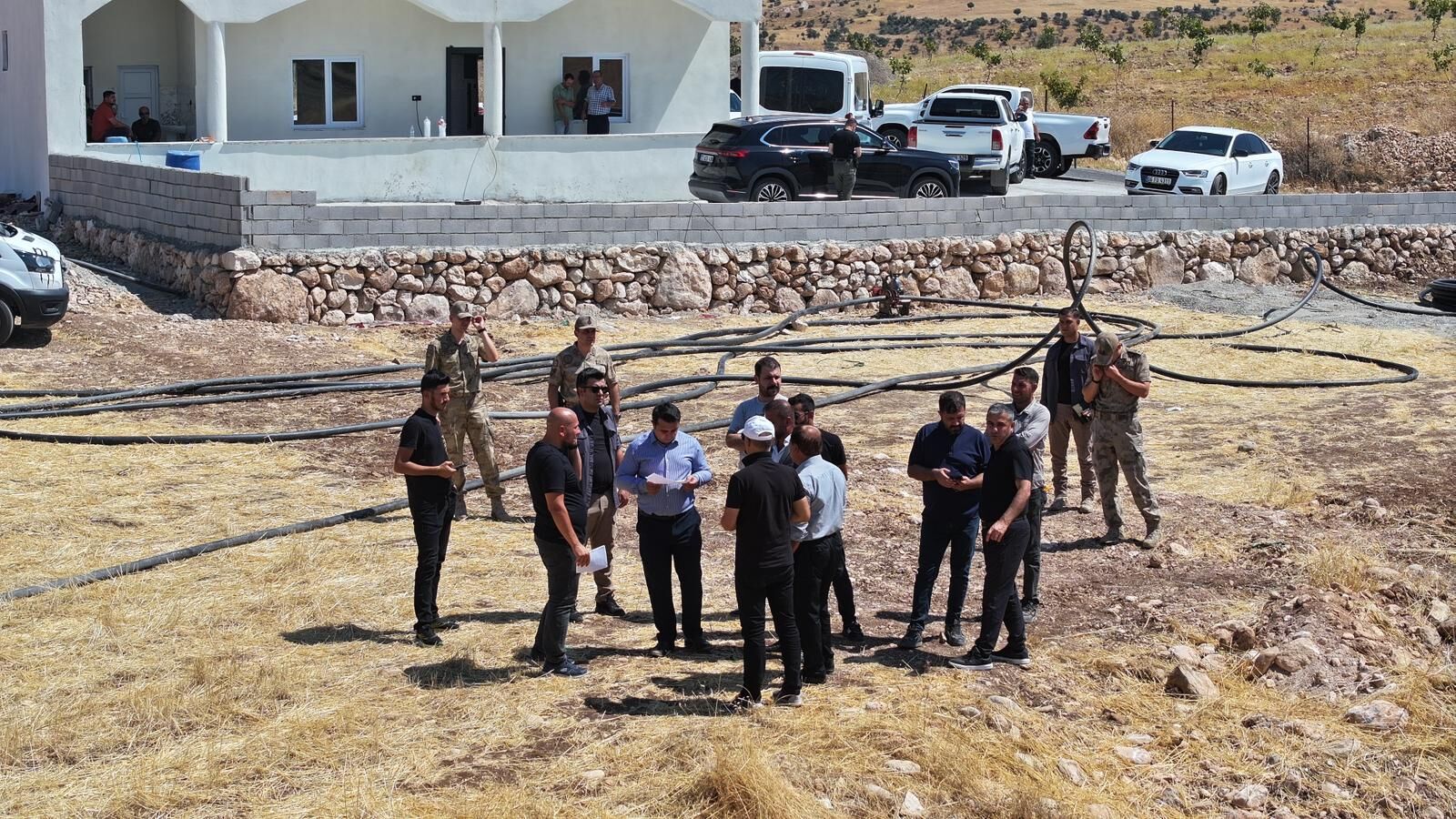 Hasankeyf’te Köylerin Altyapı Çalışmaları Yerinde İncelendi (3)