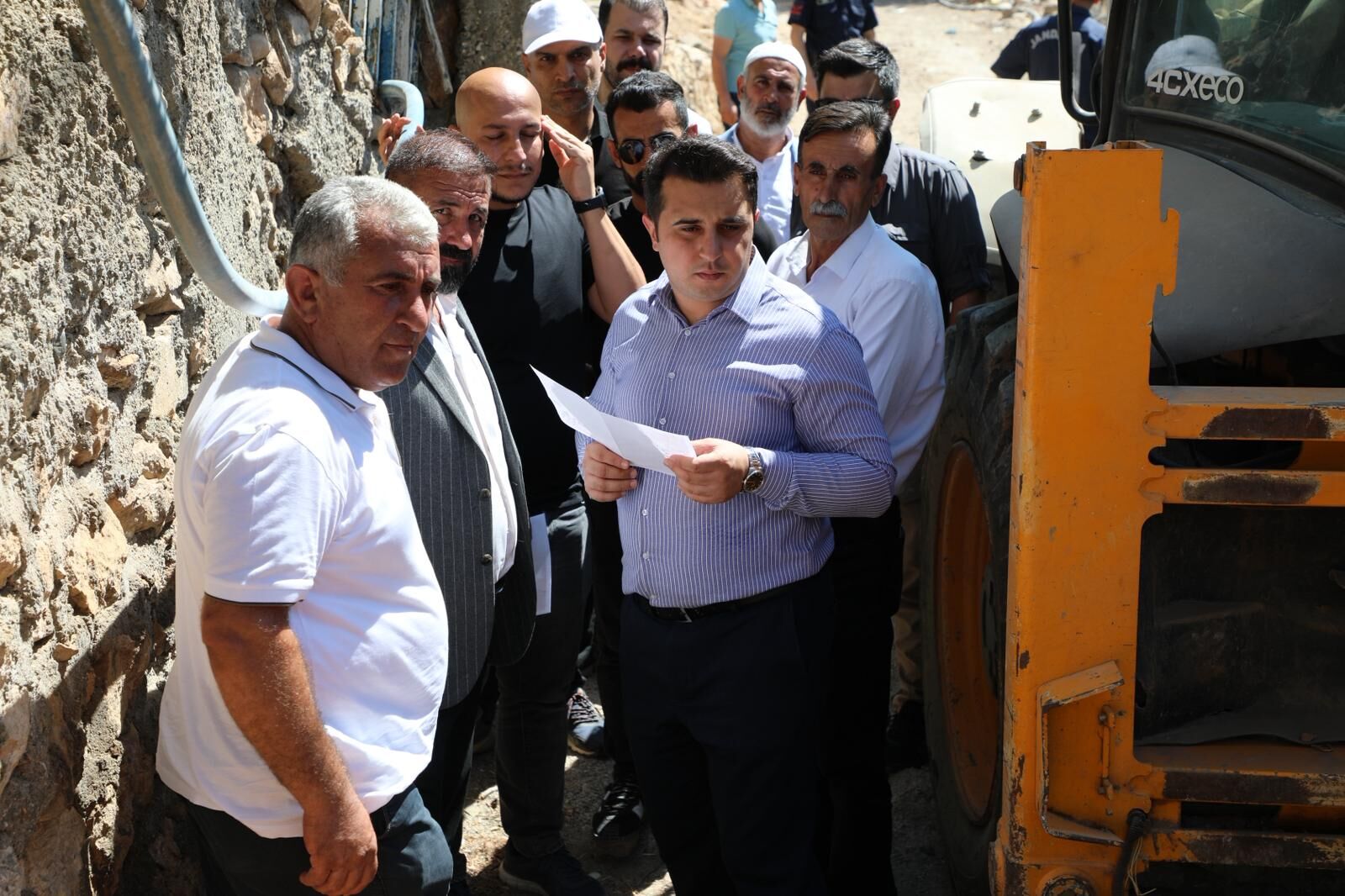 Hasankeyf’te Köylerin Altyapı Çalışmaları Yerinde İncelendi (5)