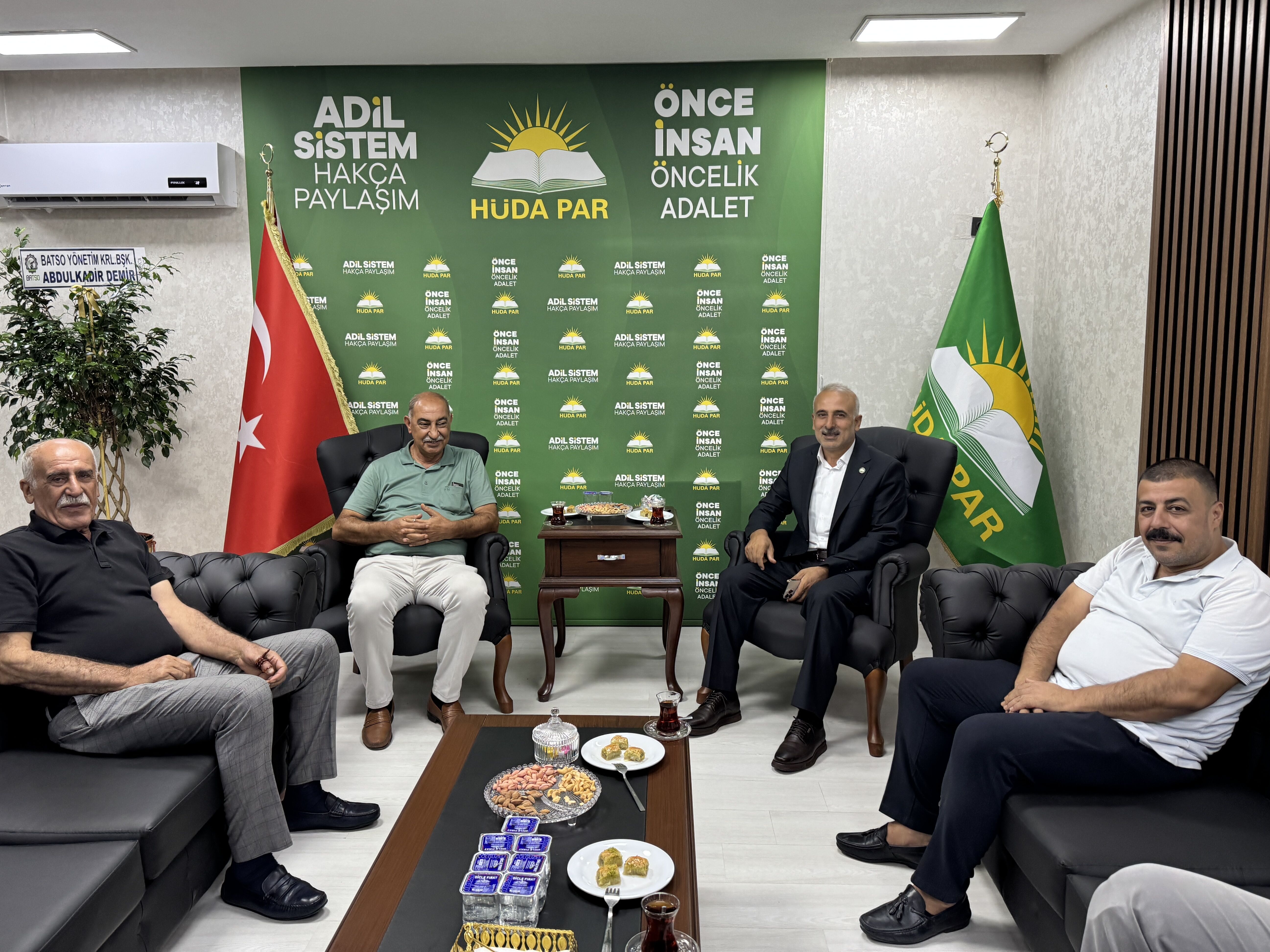 Hüda Par Batman İl Başkanlığına Hayırlı Olsun Ziyaretleri Sürüyor (1)