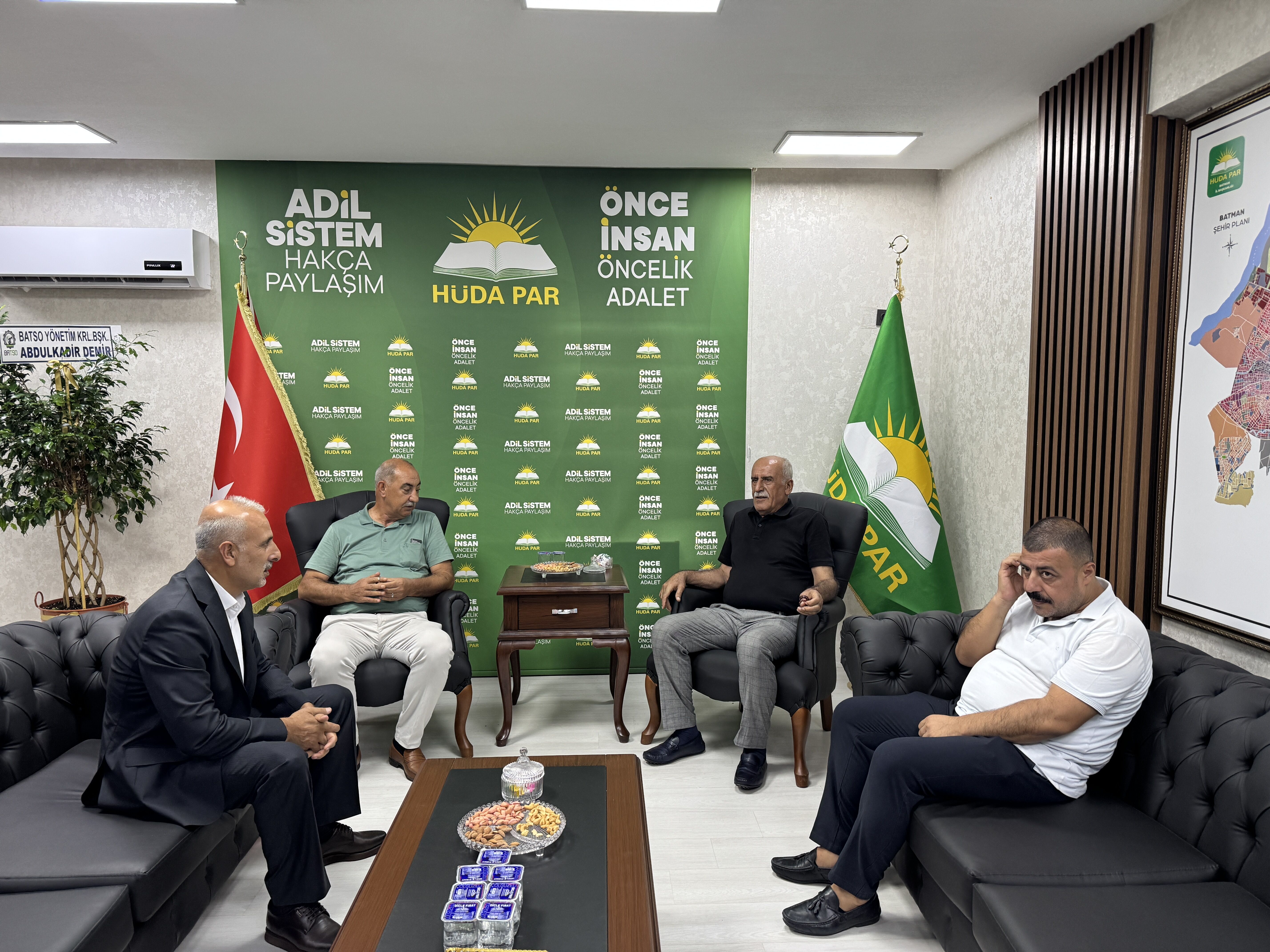 Hüda Par Batman İl Başkanlığına Hayırlı Olsun Ziyaretleri Sürüyor (2)