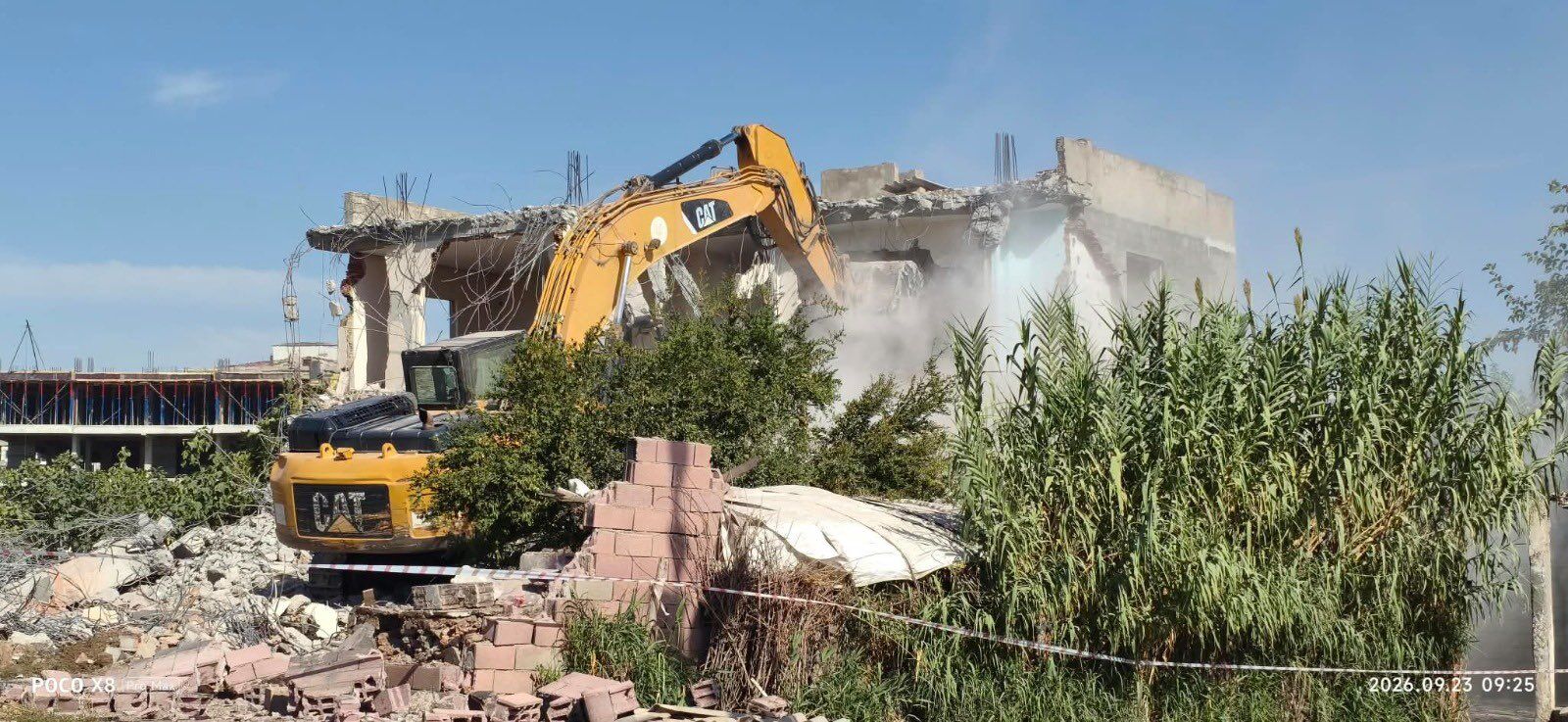 Kuzeydoğu Çevre Yolu'nda Engel Olan Yapılar Kaldırılıyor (3)