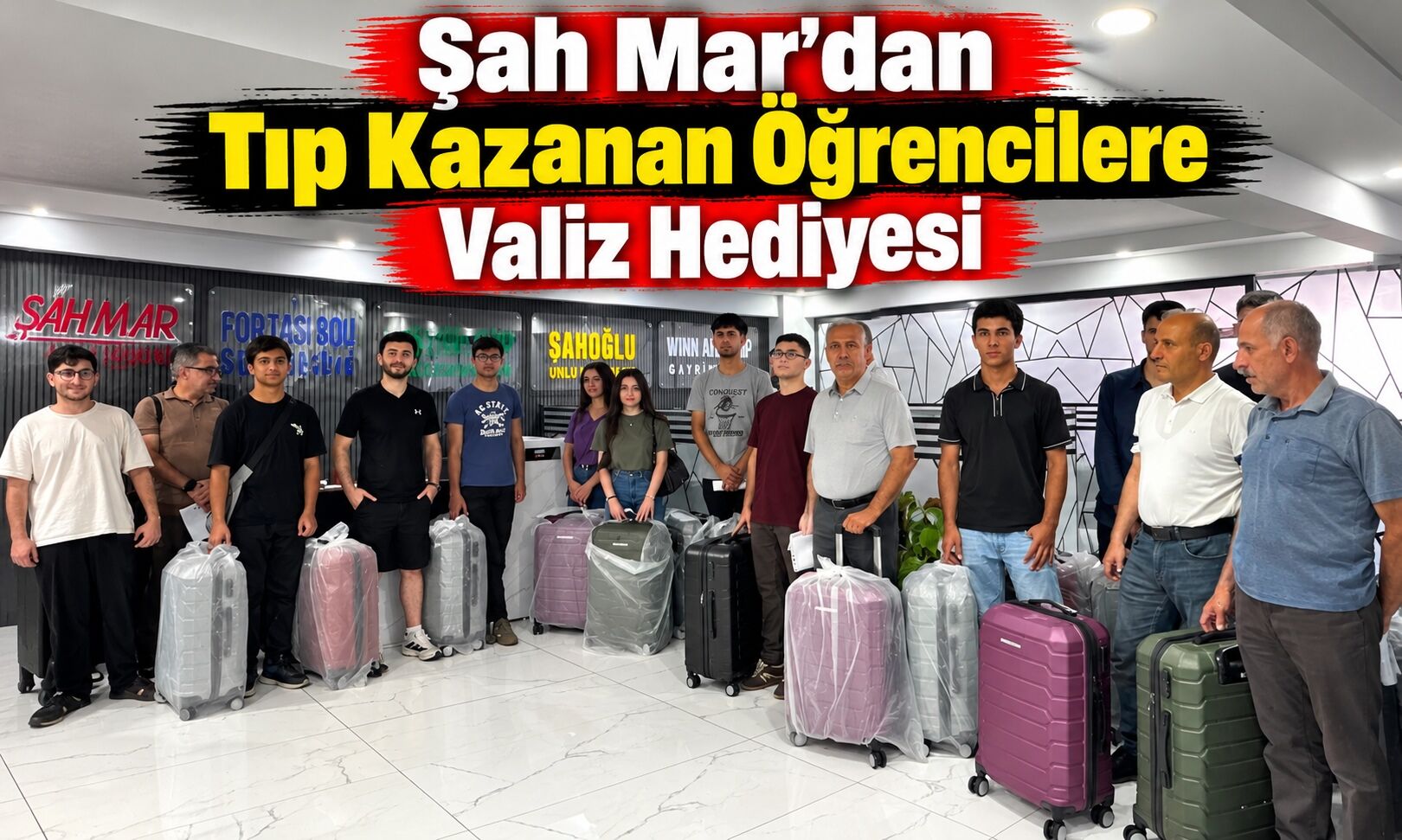 Şah Mar’dan Tıp Kazanan Öğrencilere Valiz Hediyesi
