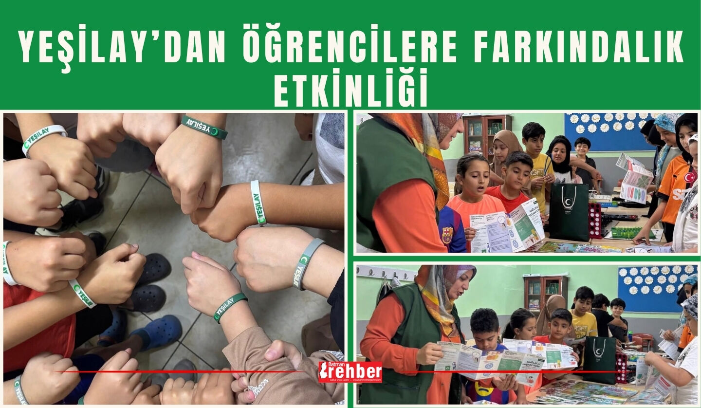 Yeşilay’dan Öğrencilere Farkındalık Etkinliği