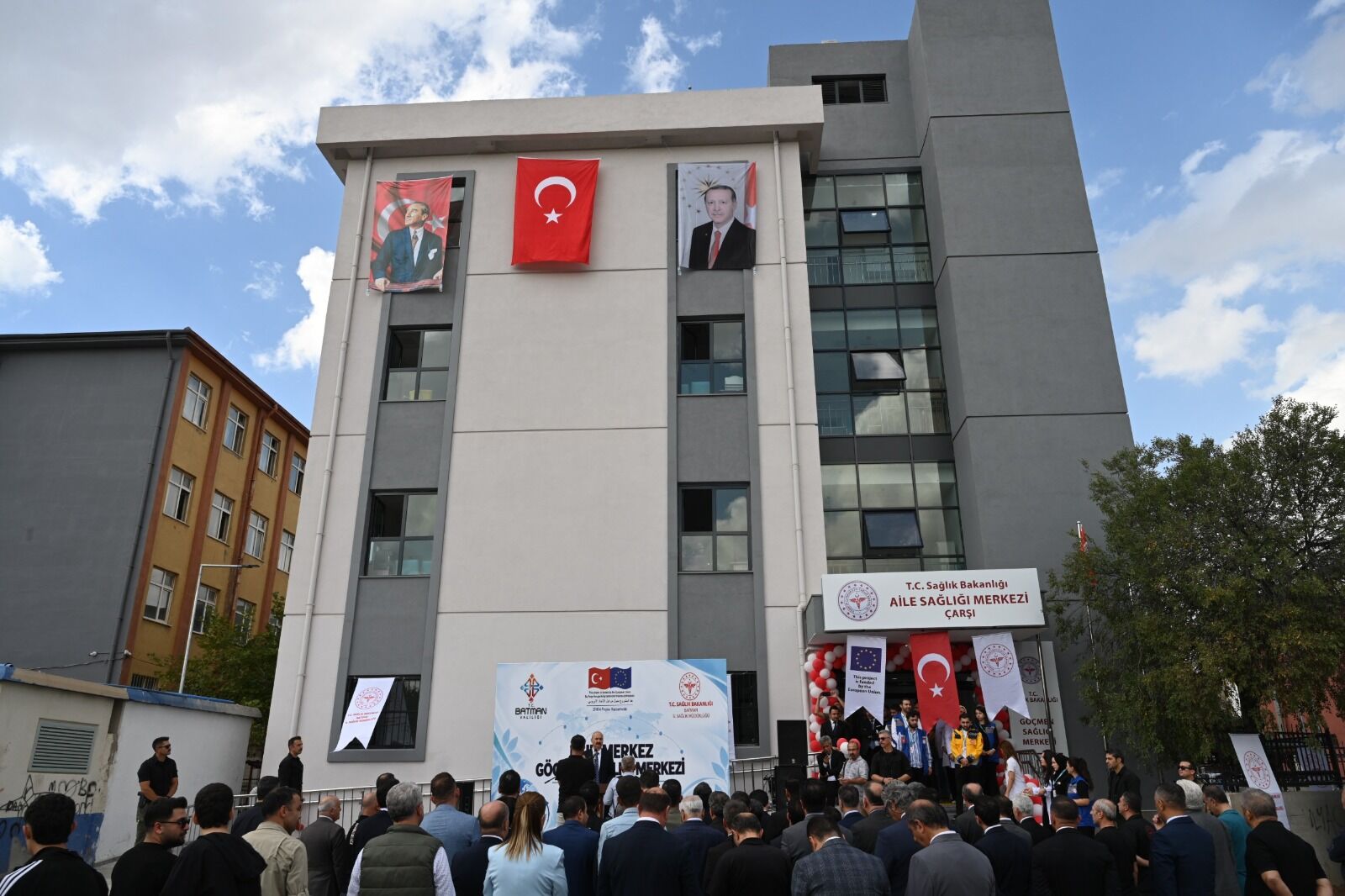 Batman’da Göçmen Sağlığı Merkezi Törenle Hizmete Açıldı (1)
