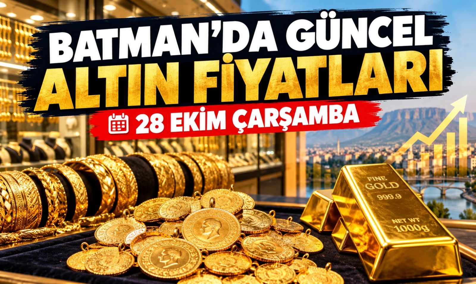 BATMAN’DA GÜNCEL ALTIN FİYATLARI – 28 EKİM ÇARŞAMBA