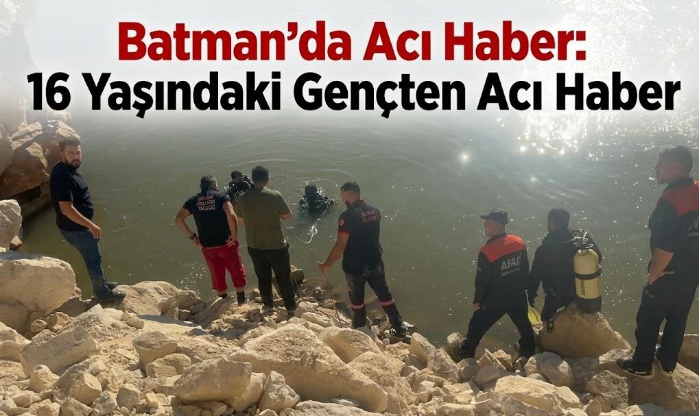 Batman’da Acı Haber: 16 Yaşındaki Gençten Acı Haber