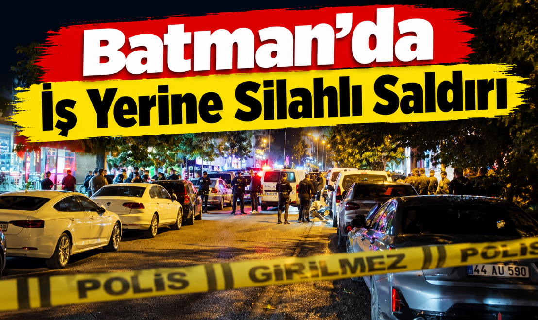 Batman'da İş Yerine Silahlı Saldırı