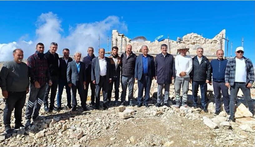 Mereto Dağı’nda Yükselen Maneviyat Mereto Camii İnşaatı Hızla İlerliyor (2)