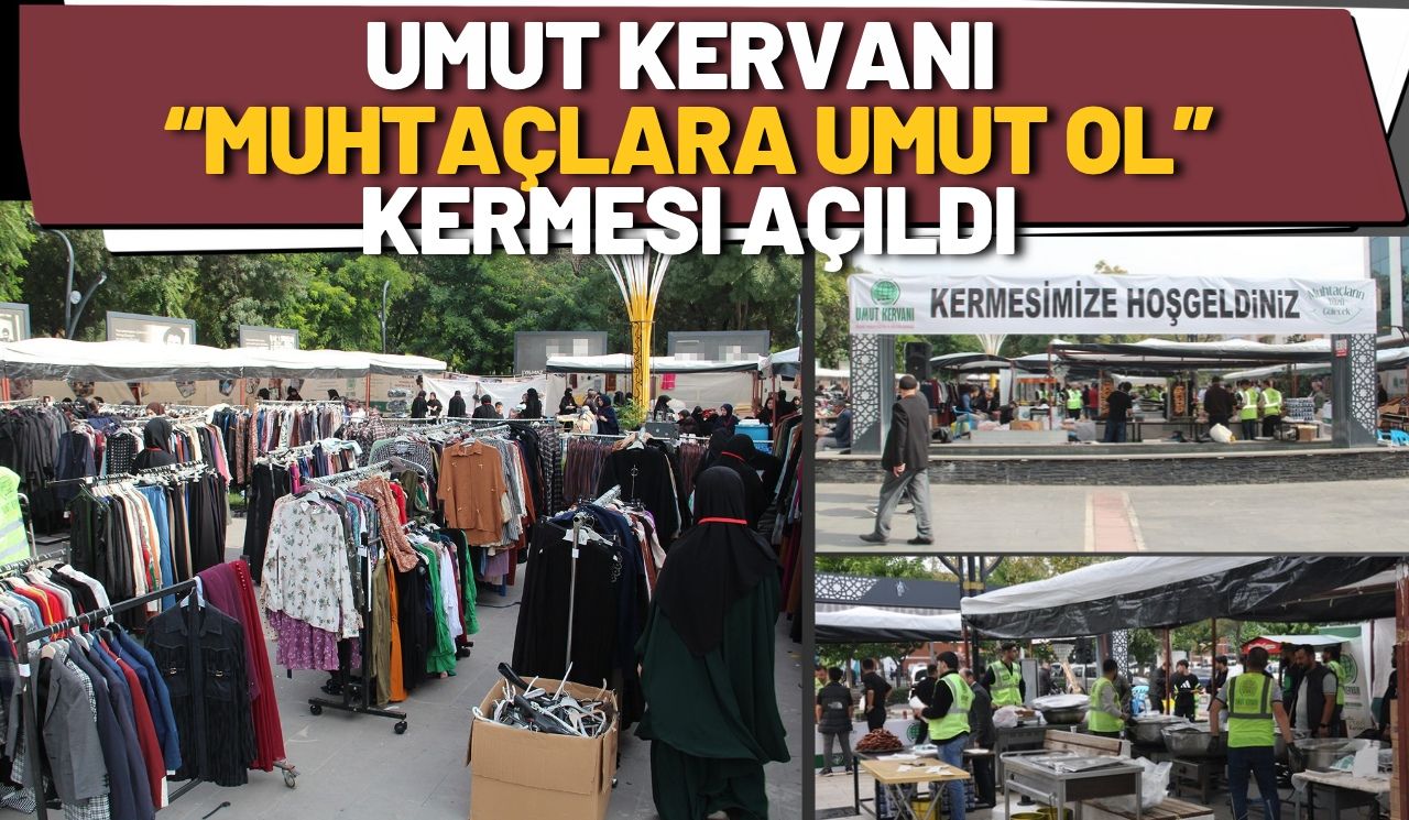 Batman’da Umut Kervanı “Muhtaçlara Umut Ol” Kermesi Açıldı
