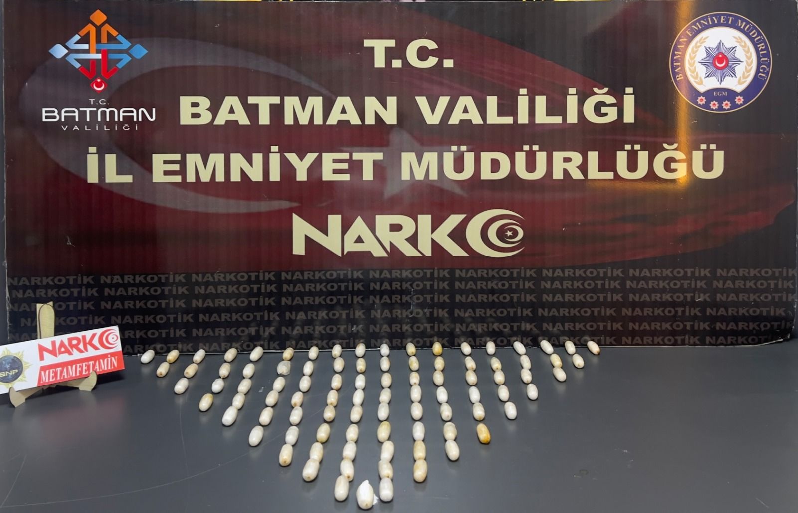 Batman’da Uyuşturucu Operasyonu: 750 Gram Metamfetamin Ele Geçirildi