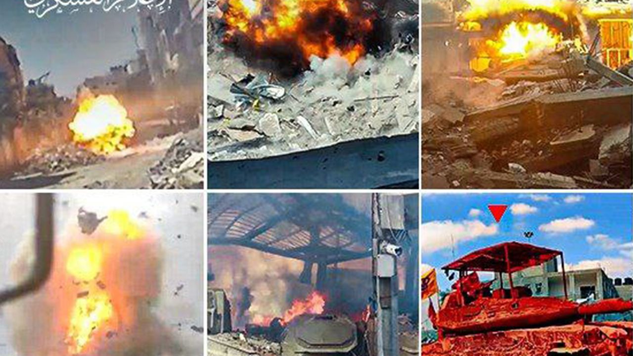 Kassam Tugayları'ndan işgalci siyonistlere darbe: 12 askeri araç pusuya düşürüldü