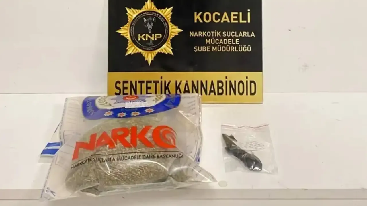 Kocaeli'de 1.8 kg uyuşturucu ele geçirildi